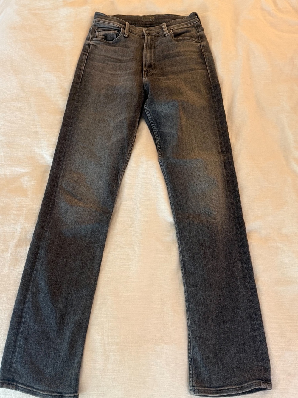 MOTHER Denim High Waisted Rider Skimp Jeans Dark Wash Size 26